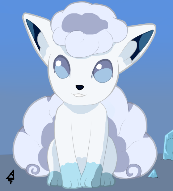Alolan Vulpix by adri-otaku1219 on DeviantArt