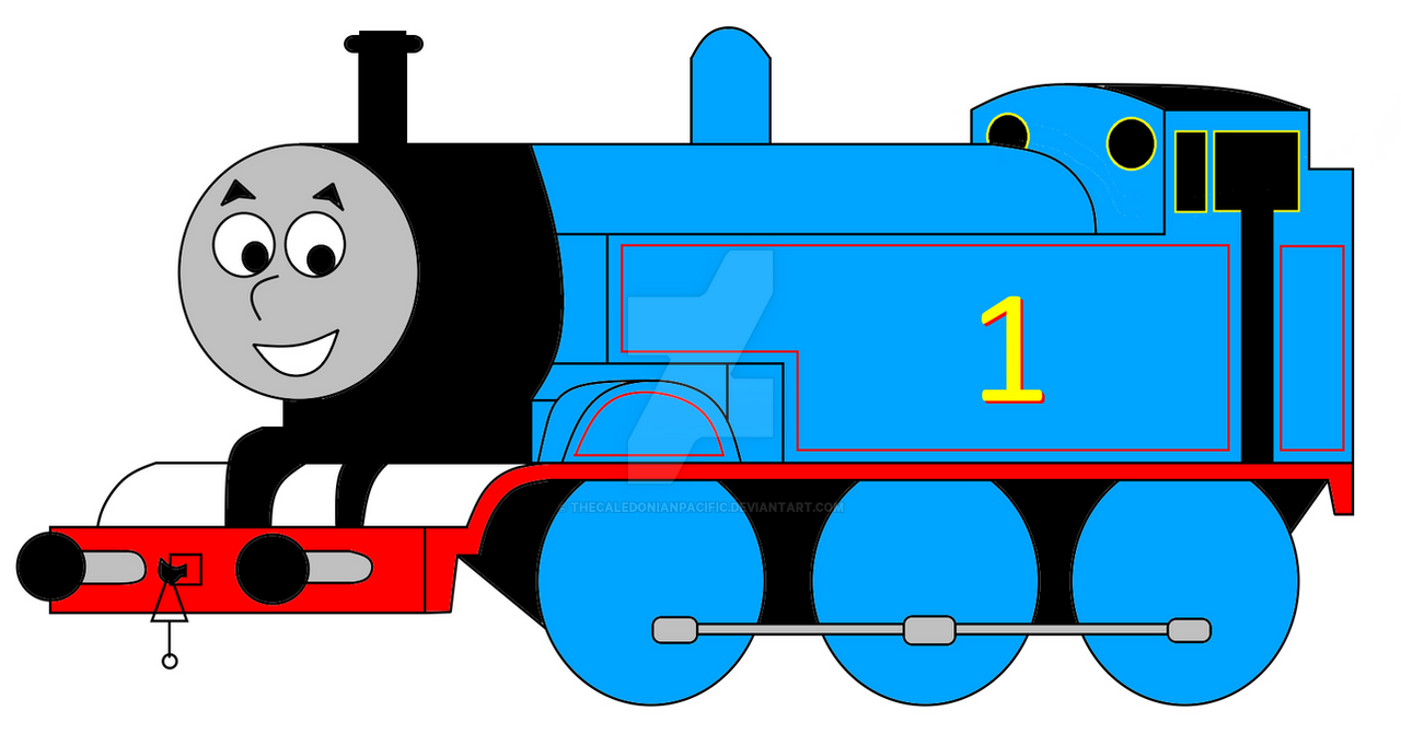 Less Detailed Thomas Thomas Digital Drawing by TheCaledonianPacific on DeviantArt