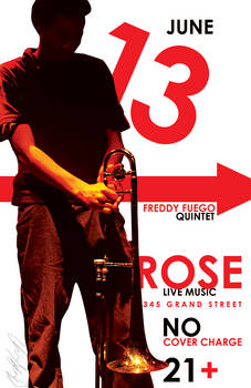 Gig Poster Rose