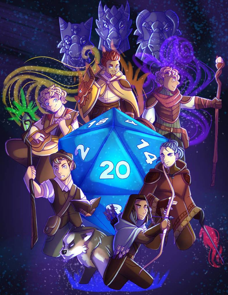 Dnd Party Poster by GayBae1021 on DeviantArt