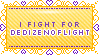 I Fight for dedizenoflight Support Stamp by MamaLantiis