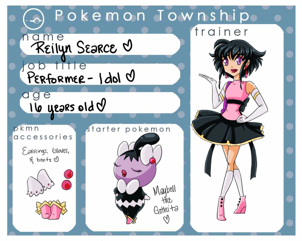 Pokemon Township Application: Reilyn Searce