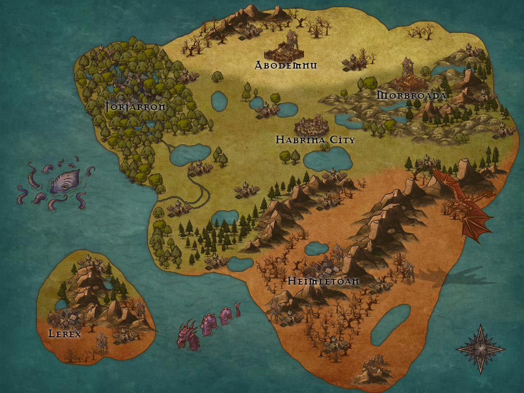 Map of Ambaran by iLantiis