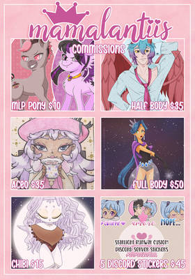 COMMISSION TOS: OPEN 2025