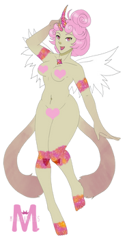 OPEN ADOPT Pink Angel Lemea