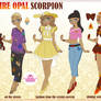 CA Fire Opal Scorpion Reference Sheet + BIO