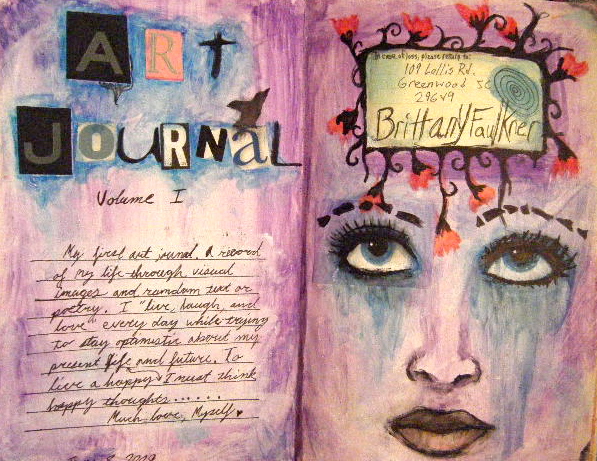 Intro page to Art Journal by eden-paradox