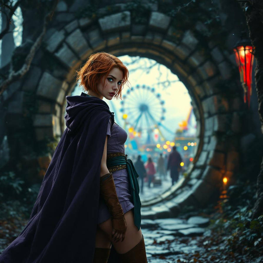 Sheila finds a portal hom by RangerJay on DeviantArt