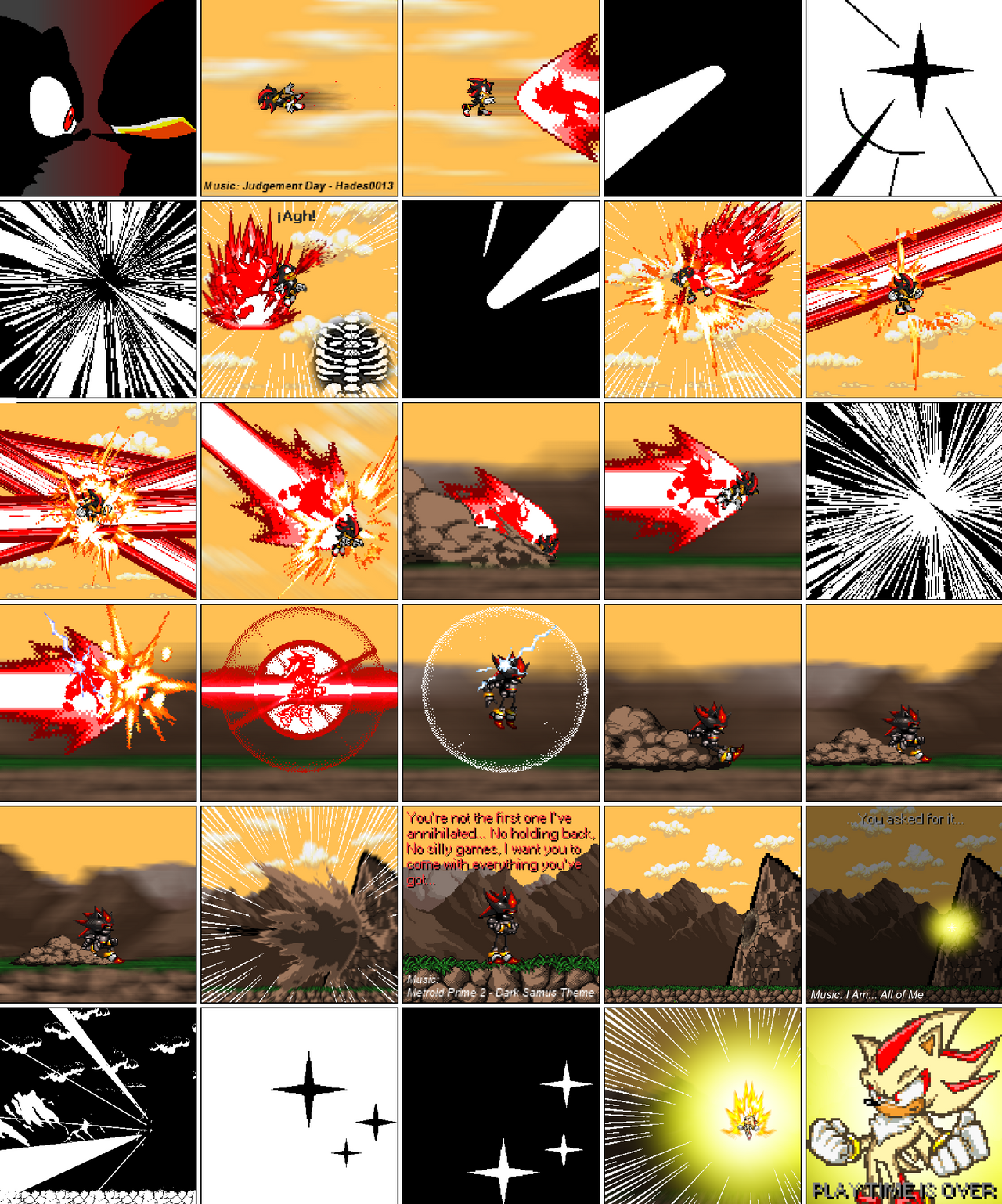 Multiverse Sonic ep:12 (Shadow vs Mecha Shadow) by BazzelisX on DeviantArt