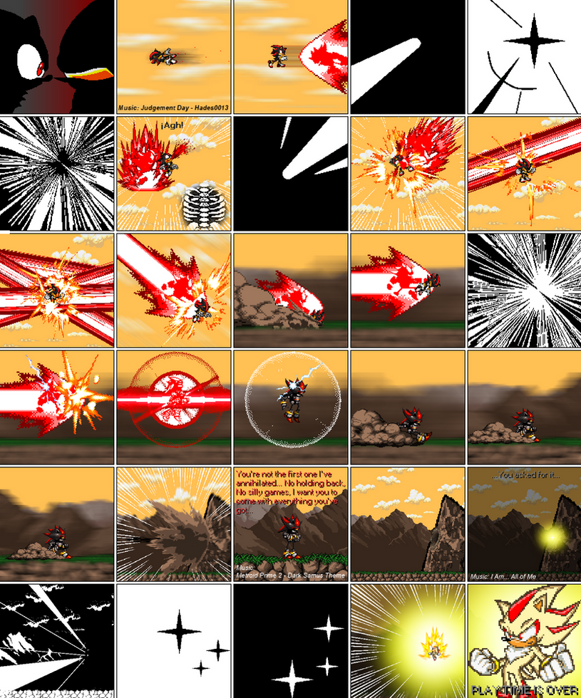 Multiverse Sonic ep:12 (Shadow vs Mecha Shadow) by BazzelisX on DeviantArt