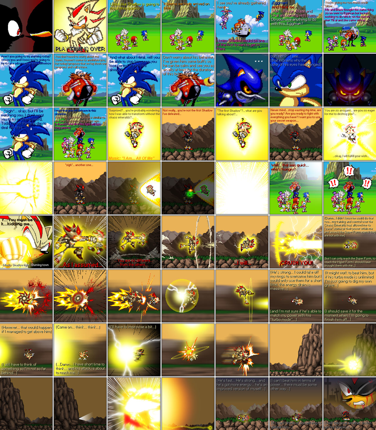 Multiverse Sonic ep:13 (Shadow vs Mecha Shadow) by BazzelisX on DeviantArt