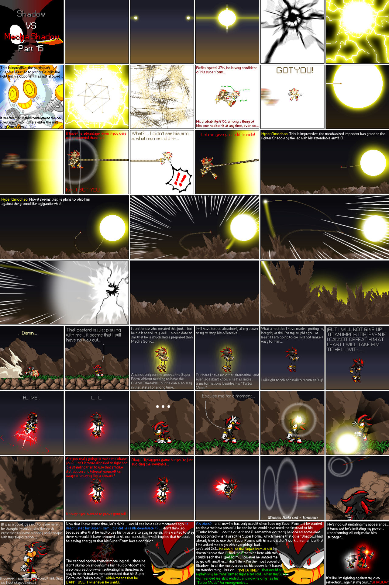 Multiverse Sonic ep:15 (Shadow vs Mecha Shadow) by BazzelisX on DeviantArt