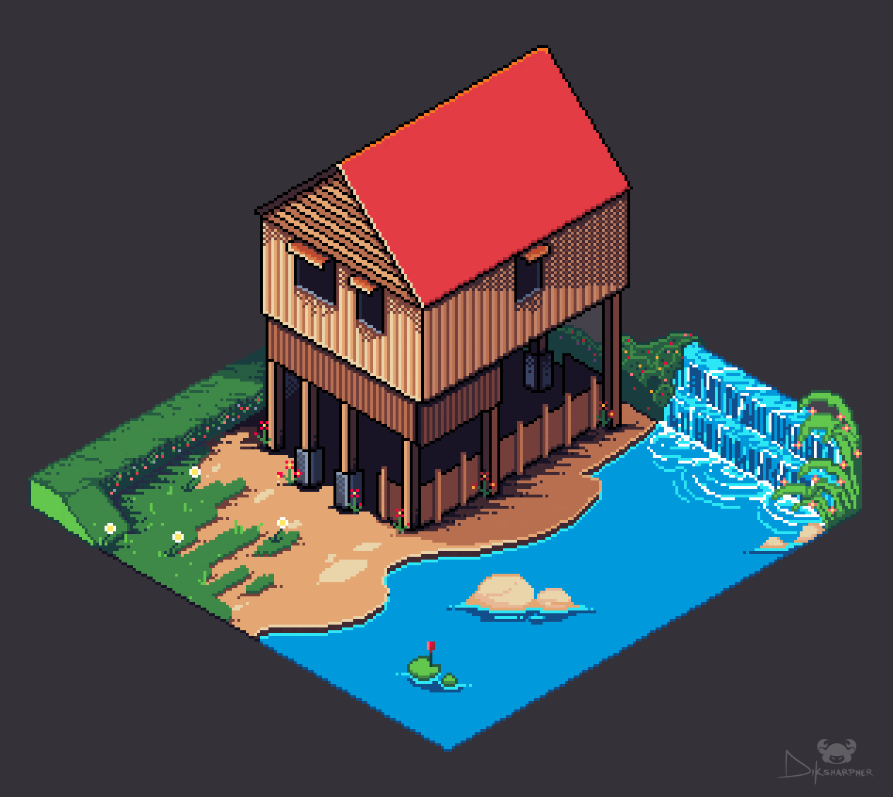 Isometric Pixel Art by Dikshamanam on DeviantArt