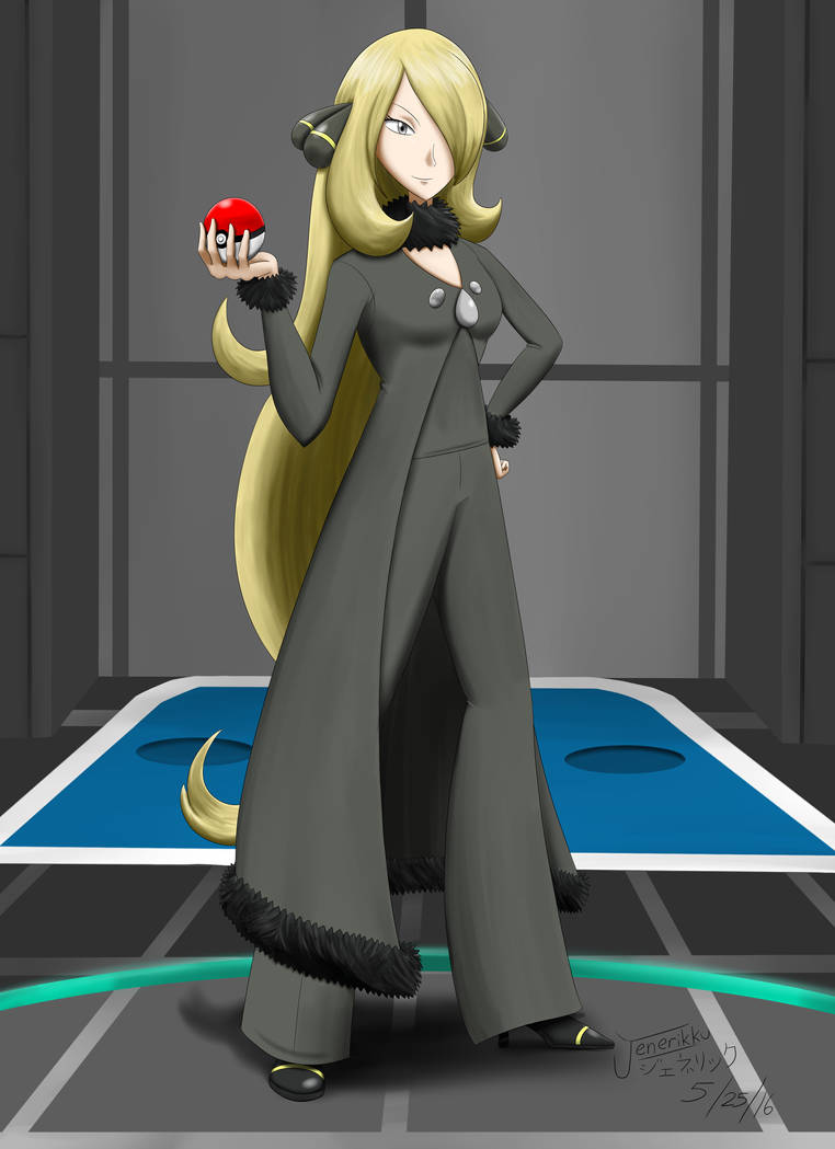Sinnoh Champion Cynthia by Jenerikku on DeviantArt
