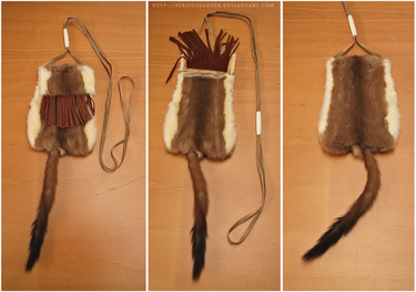 Ermine pouch