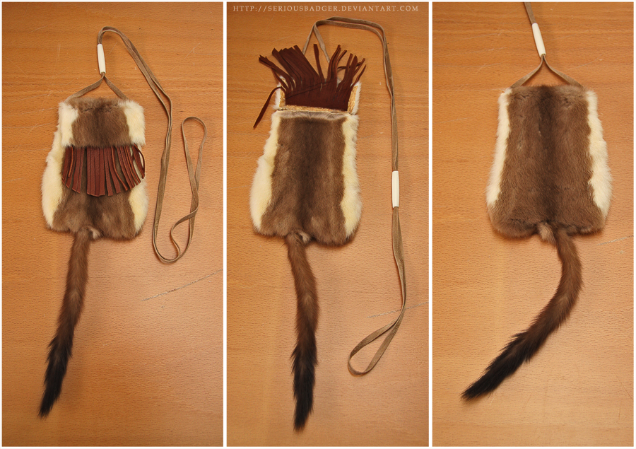 Ermine pouch