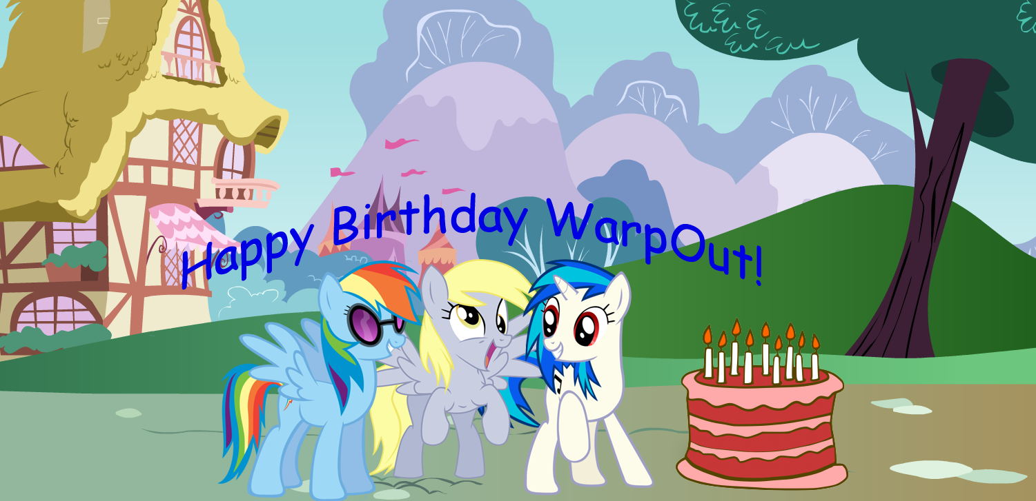 Happy Birthday WarpOut!