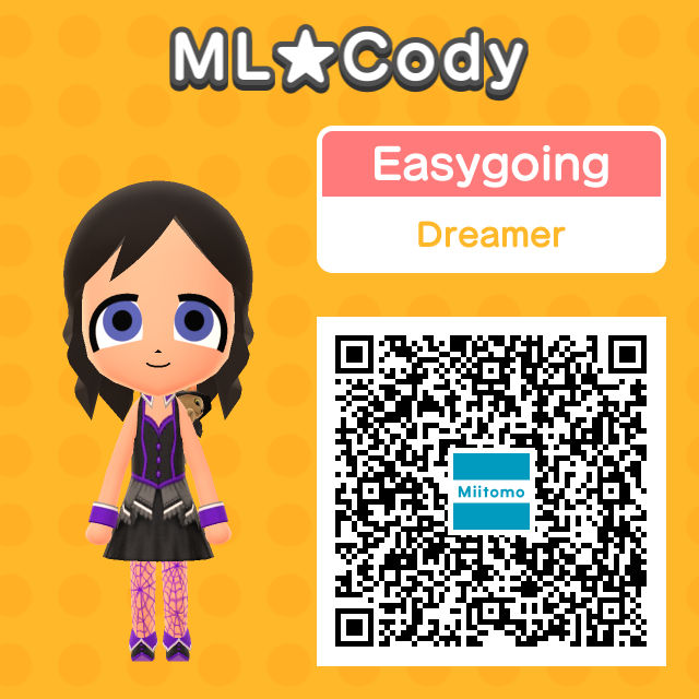 Updated Miitomo Mii QR code by CodyMKW on DeviantArt