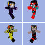 Minestuck Ancestors Skins pt 1