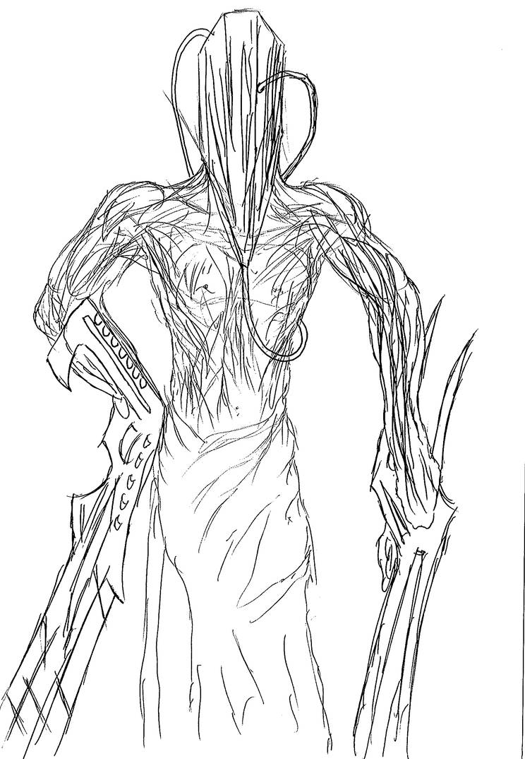 Metalhead Executor - Horror Creature Sketch by Otherworld-Bunny on ...