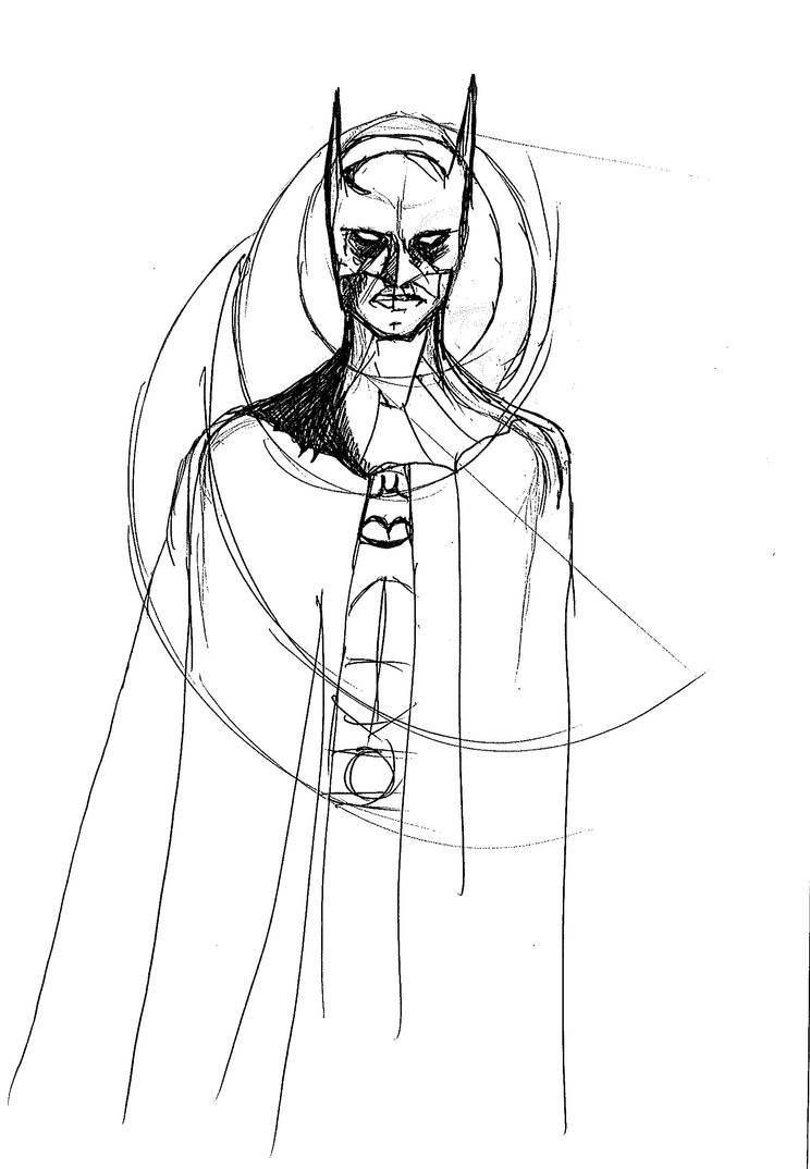 Batman Fast Sketch by Otherworld-Bunny on DeviantArt