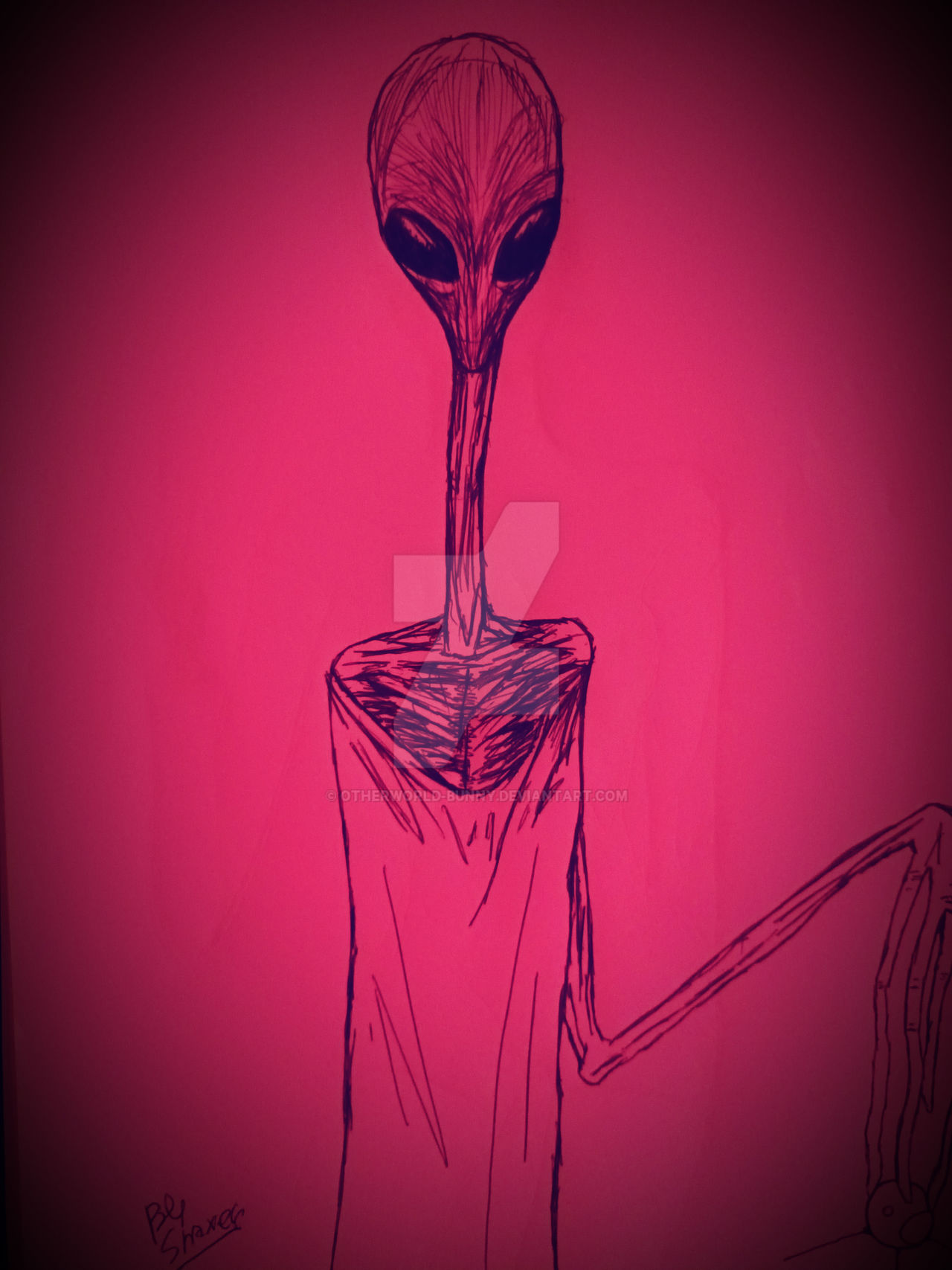 Insectoid Drawing Insectoid by Otherworld-Bunny on DeviantArt