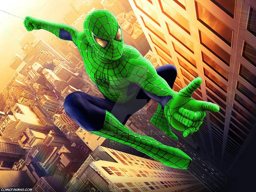 Green Spider Man by chrisb2 on DeviantArt