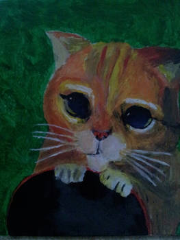 Der gestiefelte Kater/Puss in Boots-acryl drawing