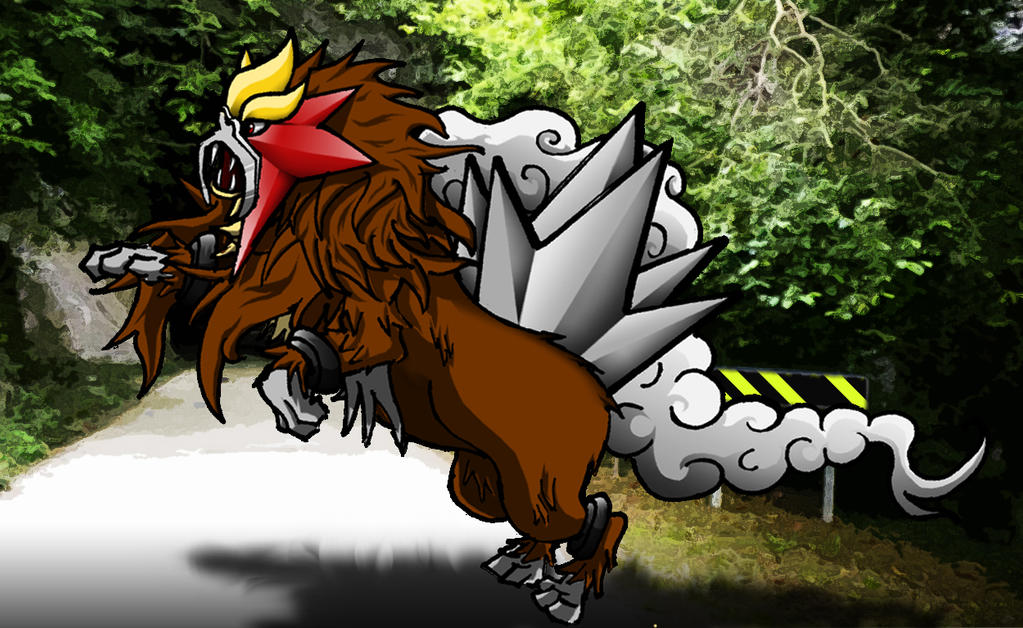 Entei Pokemon Legendary by lchik11 on DeviantArt