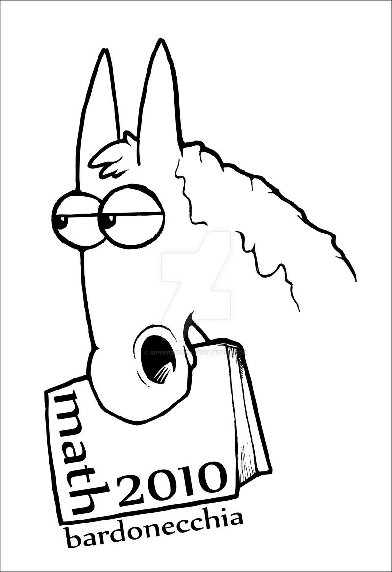 Donkey with book