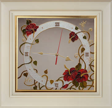 Hawaiian Mirror Clock