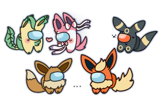 || among us but eeveelutions ||