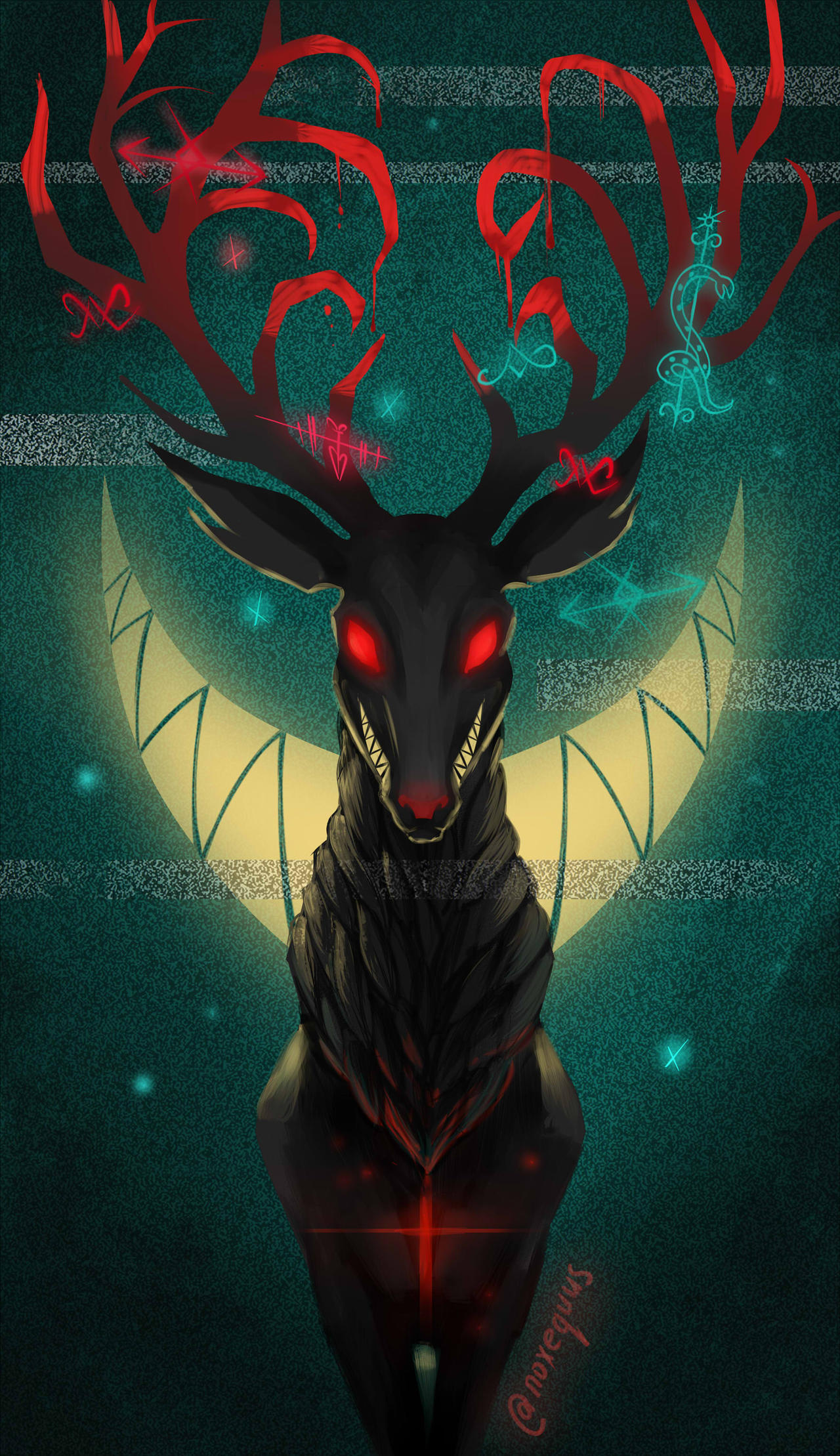 Alastor in deer form by Noxequus on DeviantArt