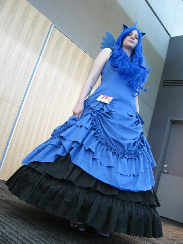 princess luna cosplay dress Disguise Twilight Sparkle Princess Luna Cosplay Costume Girls Unicorn Fancy Tutu Dress with Wing Headband Halloween Clothes