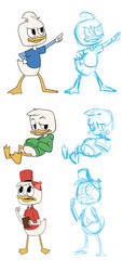 Ducktales huey dewey and louie