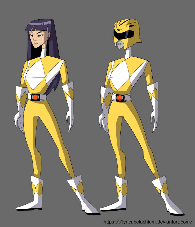 Yellow ranger by LyricaBelachium on DeviantArt