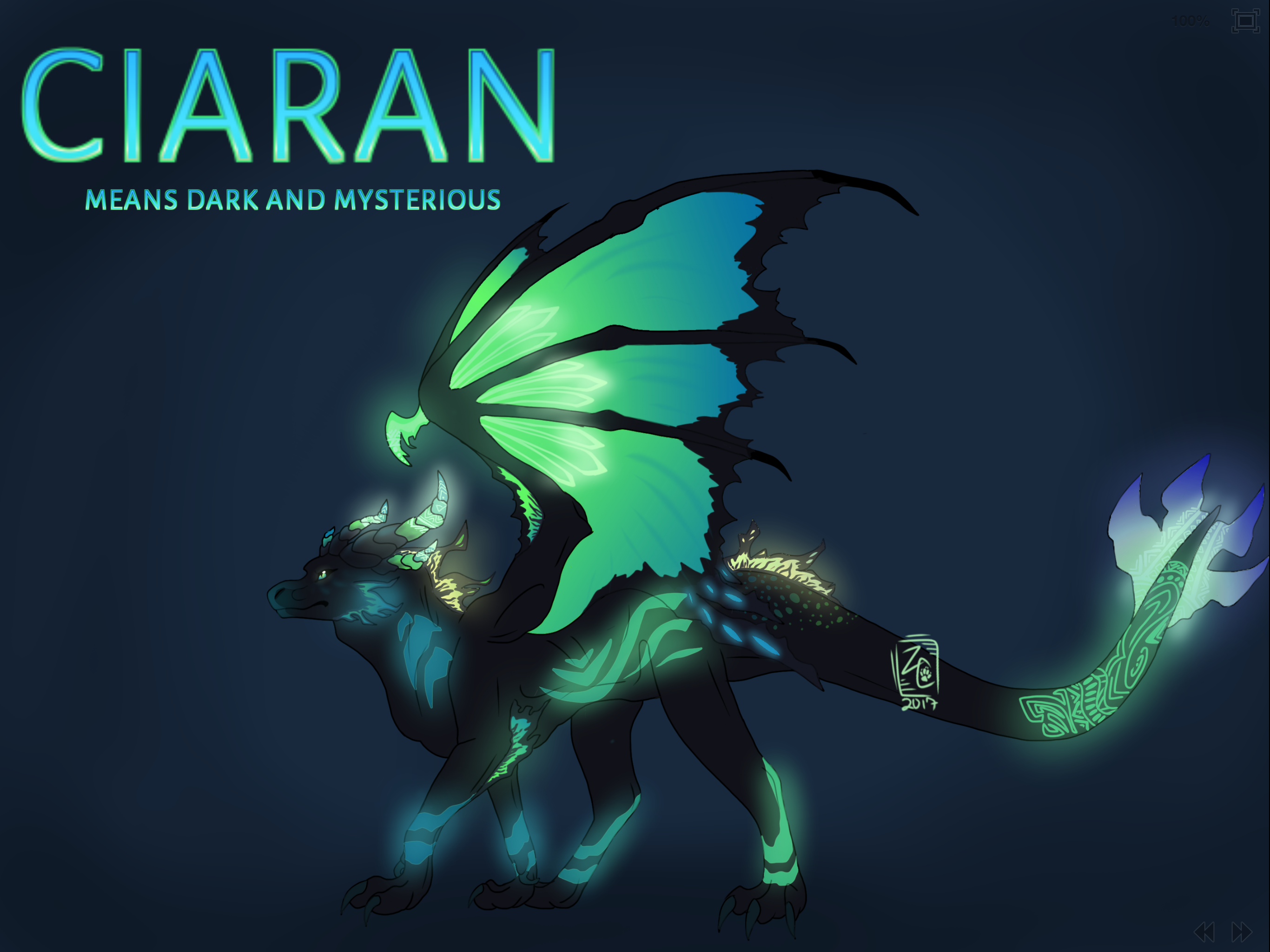 [CLOSED] Ciaran Dragon Auction *Lowered Price!*