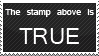 Above is True Stamp