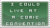 Live at a Con Stamp - Comics