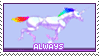 Robot Unicorn Attack Stamp by Gokulover4ever