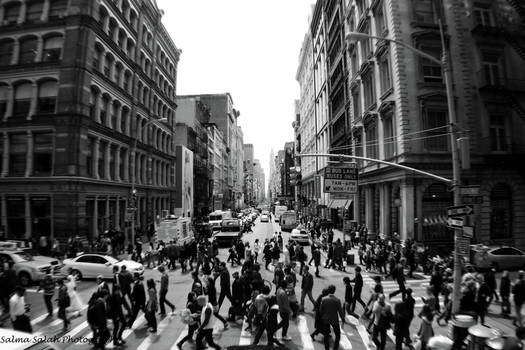 Bustling Broadway, NY