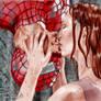 Spidey and MJ Kiss in the Rain