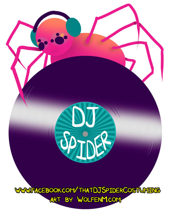 Spider Rave Dj DJ Spider Logo by WolfenM on DeviantArt