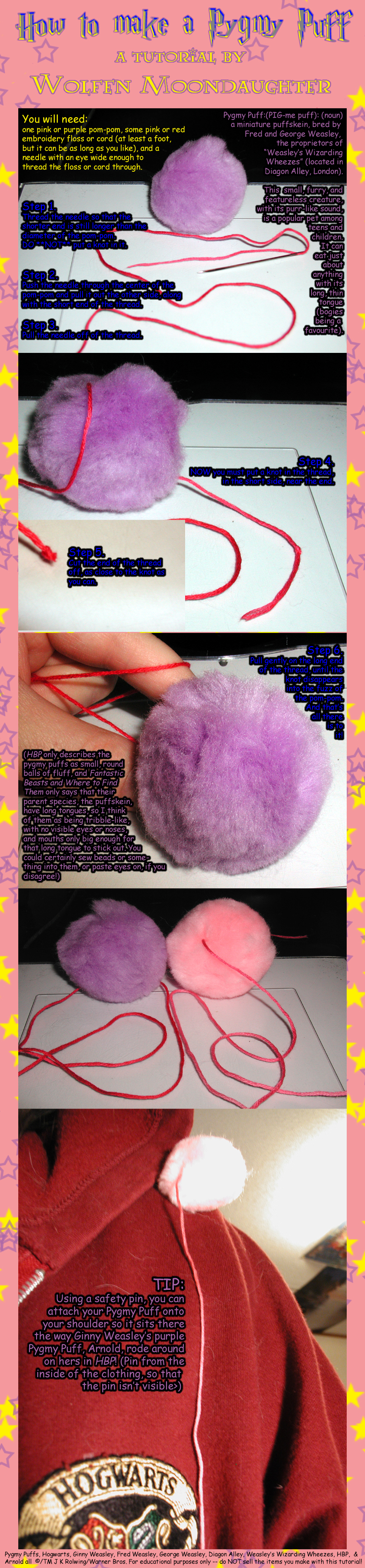 Purple Pygmy Puff With Sound