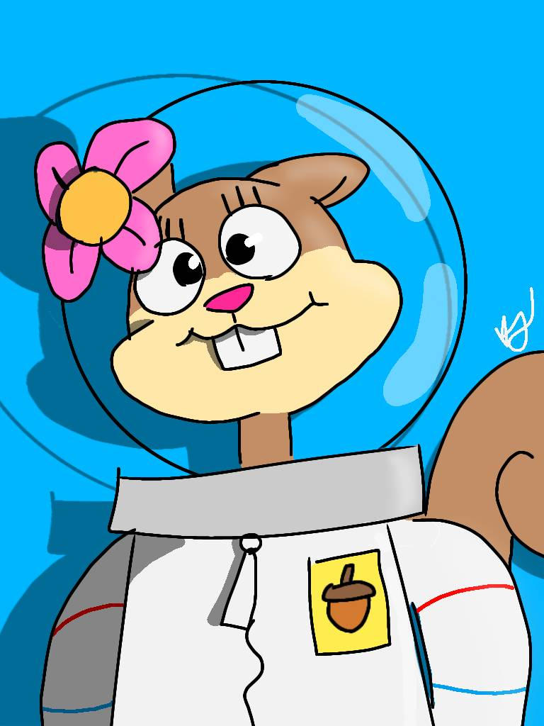 sandy cheeks by SimbatheRednoseCat on DeviantArt