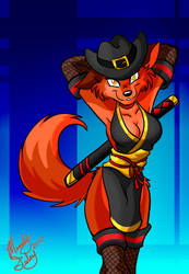 Vixie Swiftpaw - Cowboy Ninja