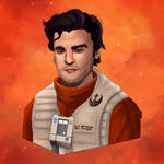 P for Poe Dameron by KyberQ