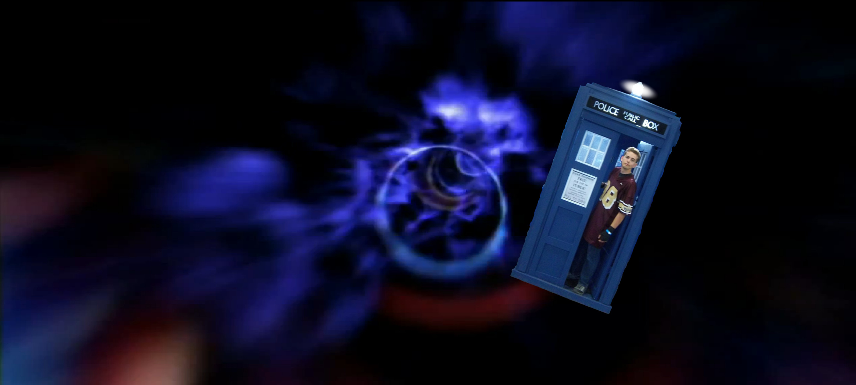 Me in the TARDIS