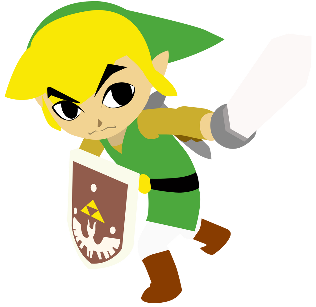 Toon Link (The Legend of Zelda: Wind Waker) Vector by Paradox550 on