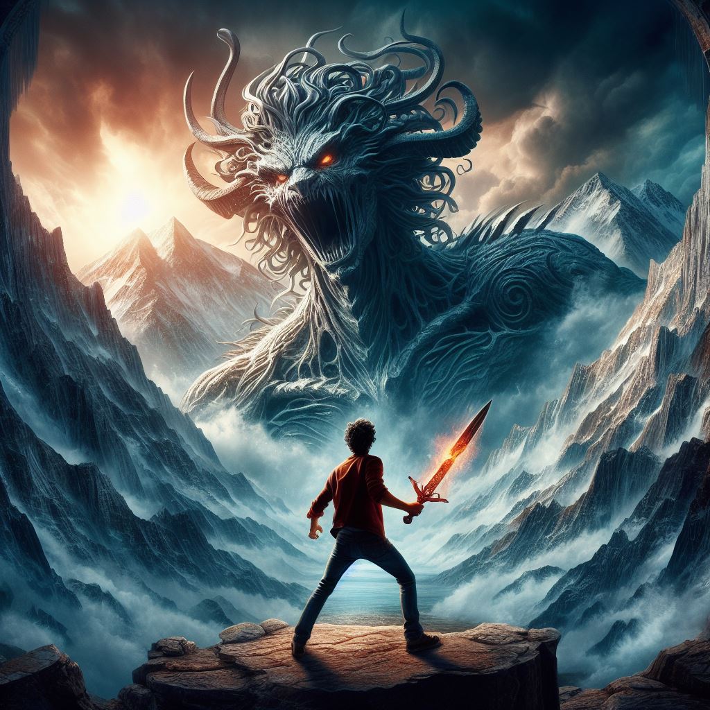 Percy Vs Typhon by DragonSlayer1000 on DeviantArt